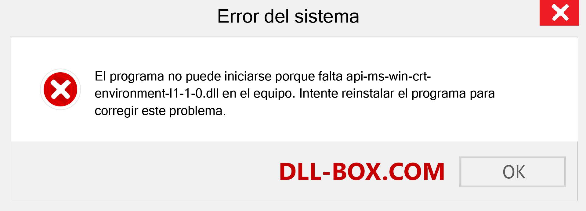 ¿Falta el archivo api-ms-win-crt-environment-l1-1-0.dll ?. Descargar para Windows 7, 8, 10 - Corregir api-ms-win-crt-environment-l1-1-0 dll Missing Error en Windows, fotos, imágenes